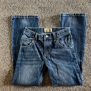 WRANGLER BOYS' VINTAGE SLIM FIT BOOTCUT JEANS Size 12